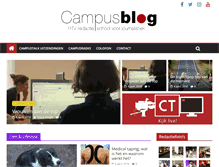 Tablet Screenshot of campusblog.nl